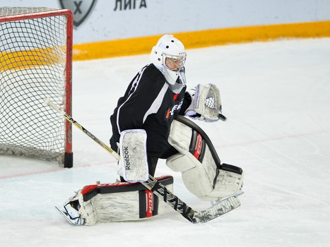 04.04.2016. Тренировка "Авангарда" на льду "Арены Омск"