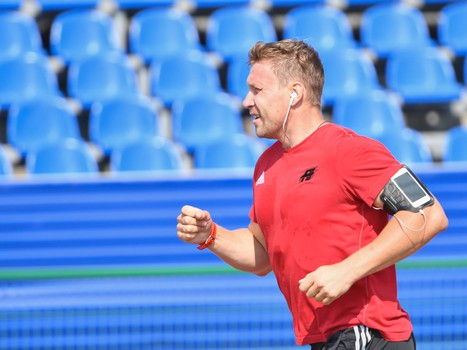 Тест Купера на стадионе "Авангард"