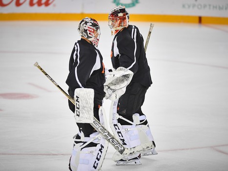 Раскатка "Авангарда" перед выездным матчем с ХК "Сочи"