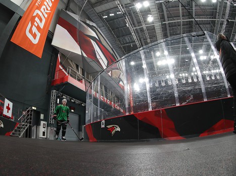 Тренировка «Авангарда» перед выездом