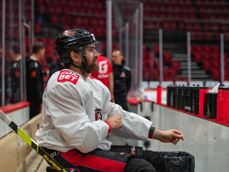 Раскатка «Авангарда» перед домашним матчем с «Сибирью»