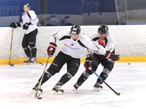 Тренировка перед игрой с "Медвешчаком"