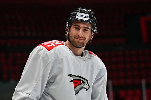 Тренировка «Авангарда» перед четвёртым матчем серии с «Металлургом»