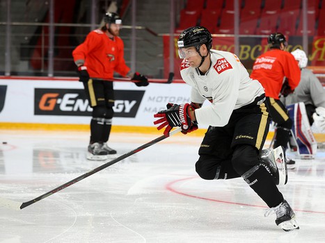 Раскатка «Авангарда» перед матчем с «Локомотивом»