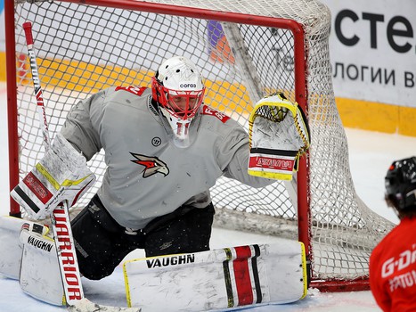 Раскатка «Авангарда» перед матчем с «Локомотивом»