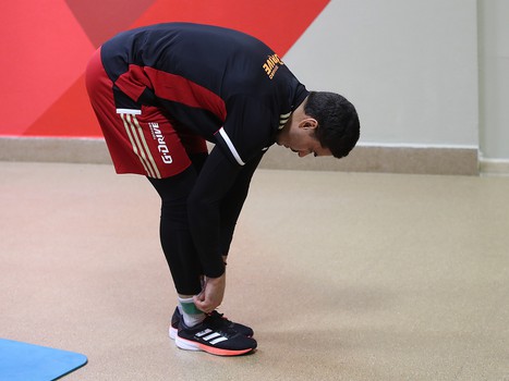 Раскатка «Авангарда» перед матчем с «Автомобилистом»