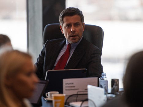 Совет директоров ХК «Авангард» и пресс-конференция Александра Крылова