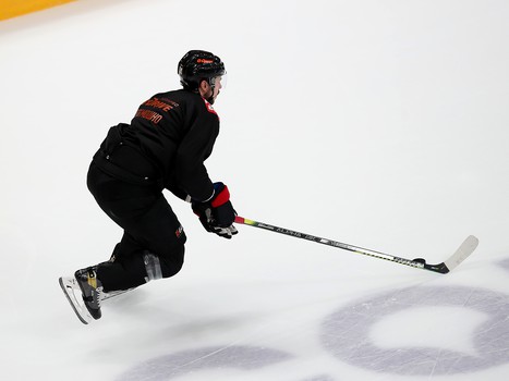 Раскатка «Авангарда» перед матчем с «Металлургом»