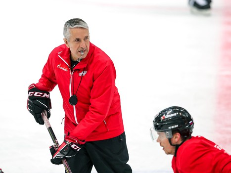 Раскатка «Авангарда» перед матчем с «Автомобилистом»