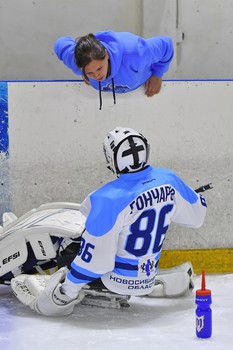 Турнир по следж-хоккею в Омске, день 1