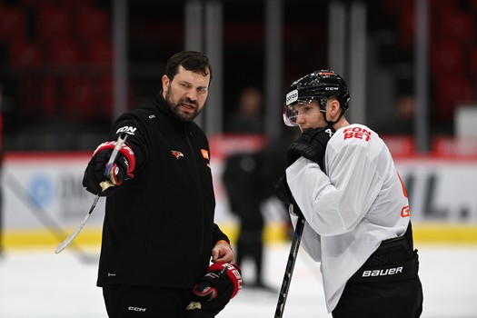 Раскатка «Авангарда» перед матчем с «Салаватом Юлаевым»