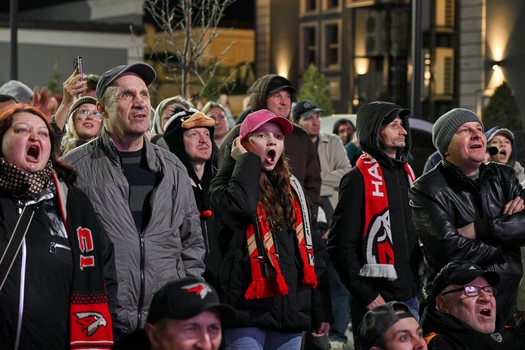 Фан-зона «Авангарда» в Городском саду
