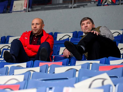 Раскатка «Авангарда» перед матчем со «Спартаком»