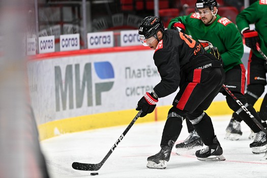 Раскатка «Авангарда» перед первым матчем серии с «Сибирью»