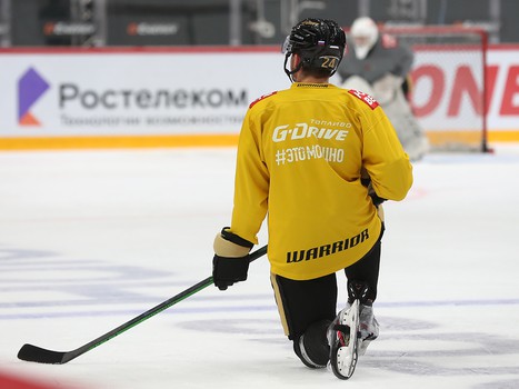 Раскатка «Авангарда» перед матчем с ЦСКА