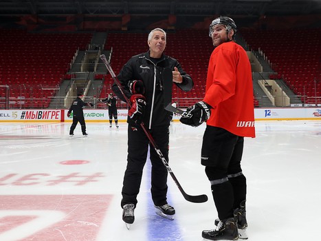 Раскатка «Авангарда» перед матчем с «Куньлунь РС»