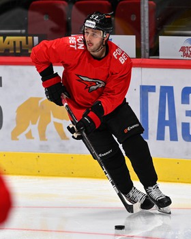 Тренировка «Авангарда» перед матчем с «Адмиралом»