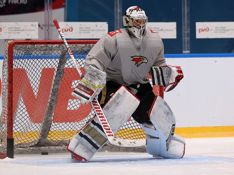 Раскатка «Авангарда» перед матчем в Сочи