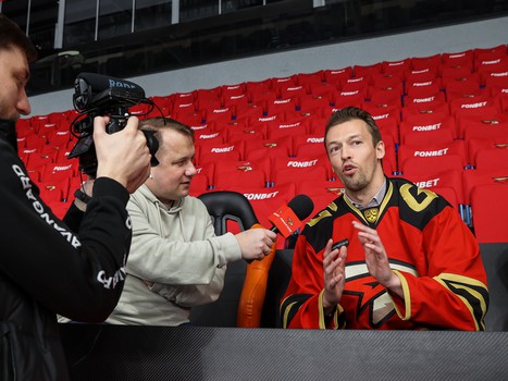 Даниил Квят на тренировке «Авангарда»