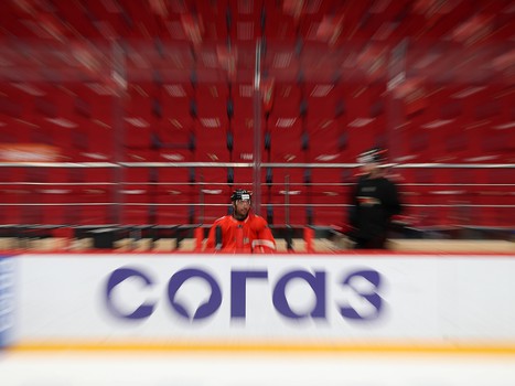 Раскатка «Авангарда» перед матчем с «Салаватом Юлаевым»