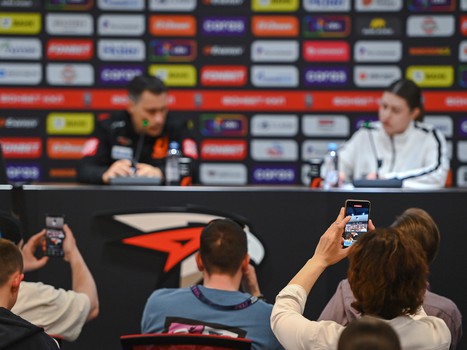 Пресс-конференция перед вторым раундом плей-офф