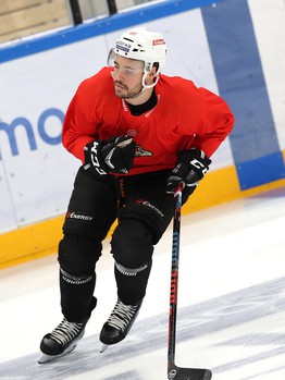 Раскатка «Авангарда» перед выездным матчем с московским «Динамо»