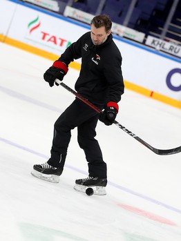 Тренировка «Авангарда» перед пятым матчем серии с «Ак Барсом»