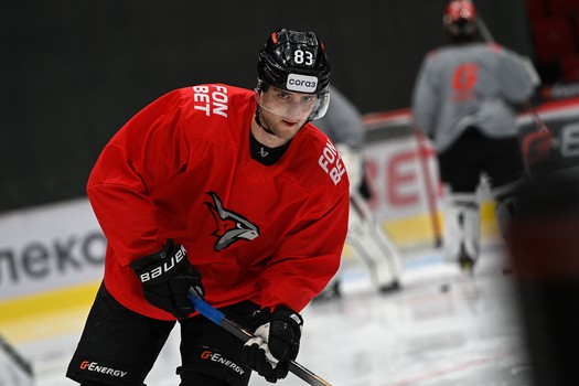 Раскатка «Авангарда» перед матчем с «Локомотивом»