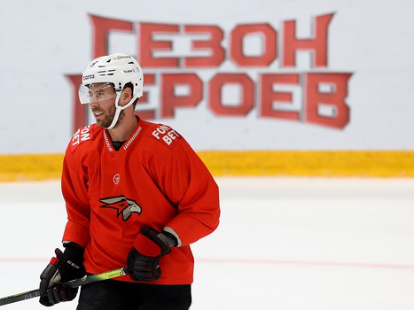 Тренировка «Авангарда» перед выездом