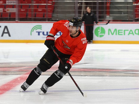 Раскатка «Авангарда» перед матчем с «Витязем»