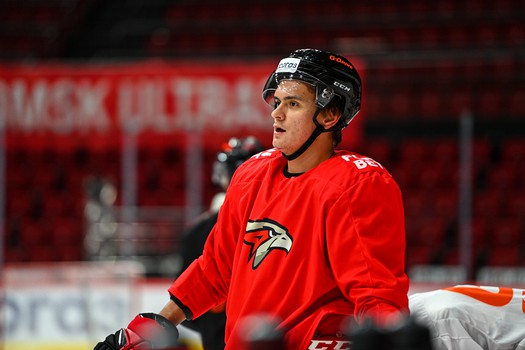 Тренировка «Авангарда» в Омске