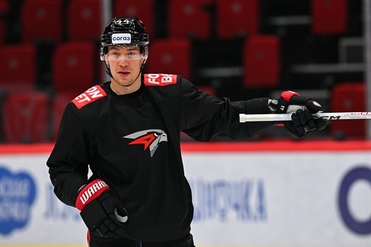 Раскатка «Авангарда» перед матчем с «Автомобилистом»