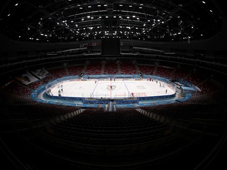 Раскатка «Авангарда» перед матчем в Сочи