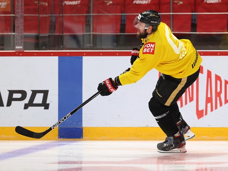 Раскатка «Авангарда» перед матчем со «Спартаком»