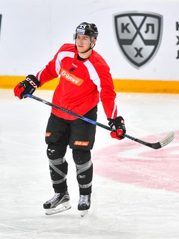 Открытая тренировка "Авангарда" для СМИ перед стартом плей-офф