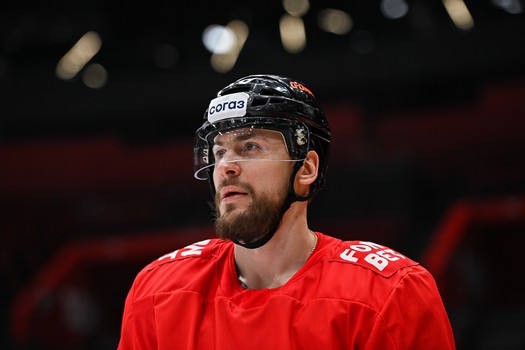 Раскатка «Авангарда» перед матчем с «Нефтехимиком»