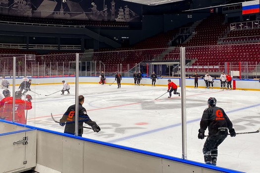 Открытая тренировка «Авангарда» в Санкт-Петербурге