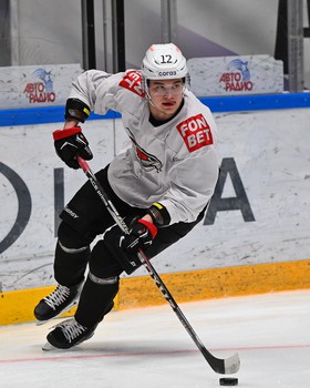 Тренировка «Авангарда» перед матчем во Владивостоке