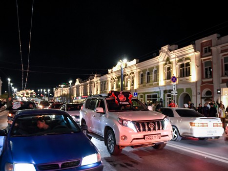 Омск празднует чемпионство «Авангарда»!