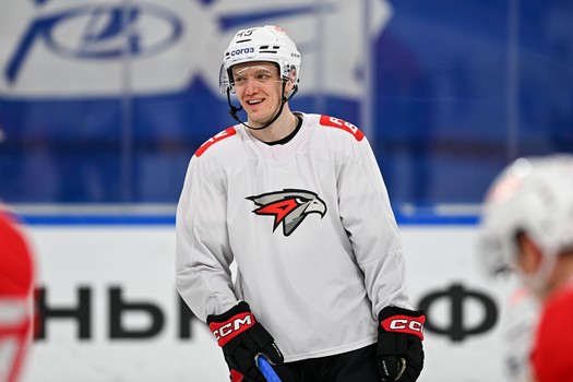 Раскатка «Авангарда» перед третьим матчем серии с «Ладой»