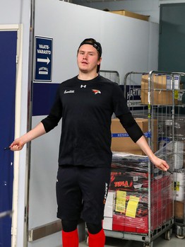 Раскатка «Авангарда» перед выездным матчем с «Йокеритом»