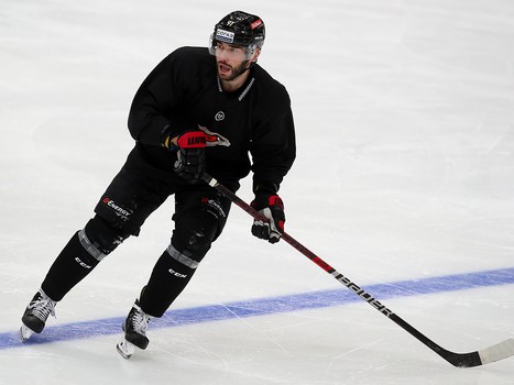 Раскатка «Авангарда» перед матчем с рижским «Динамо»