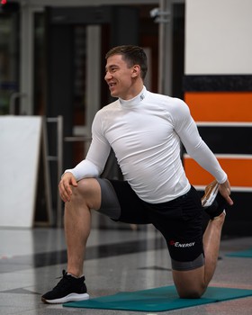 Тренировка «Авангарда» перед матчем в Хабаровске