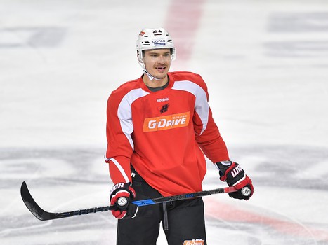 Раскатка "Авангарда" перед выездным матчем с "Металлургом" Мг