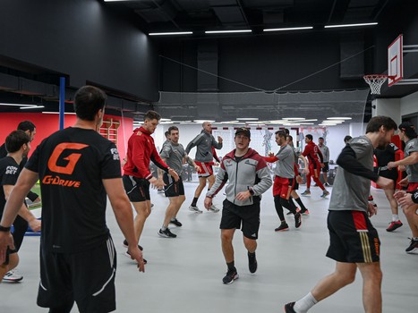 Тренировка «Авангарда» на G-Drive Арене