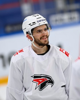 Тренировка «Авангарда» перед матчем в Тольятти