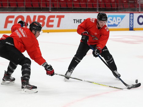 Первая тренировка «Авангарда» в новом сезоне