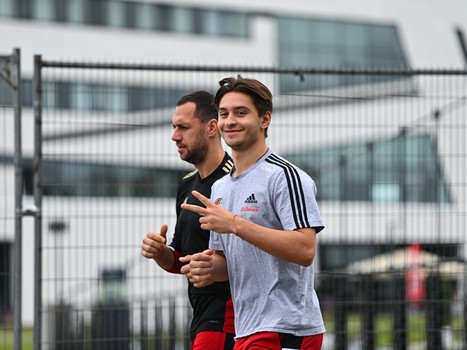 Раскатка «Авангарда» перед матчем с «Сибирью»