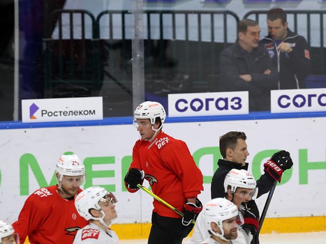 Раскатка «Авангарда» перед выездным матчем против СКА