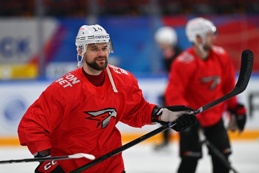 Тренировка «Авангарда» в Магнитогорске